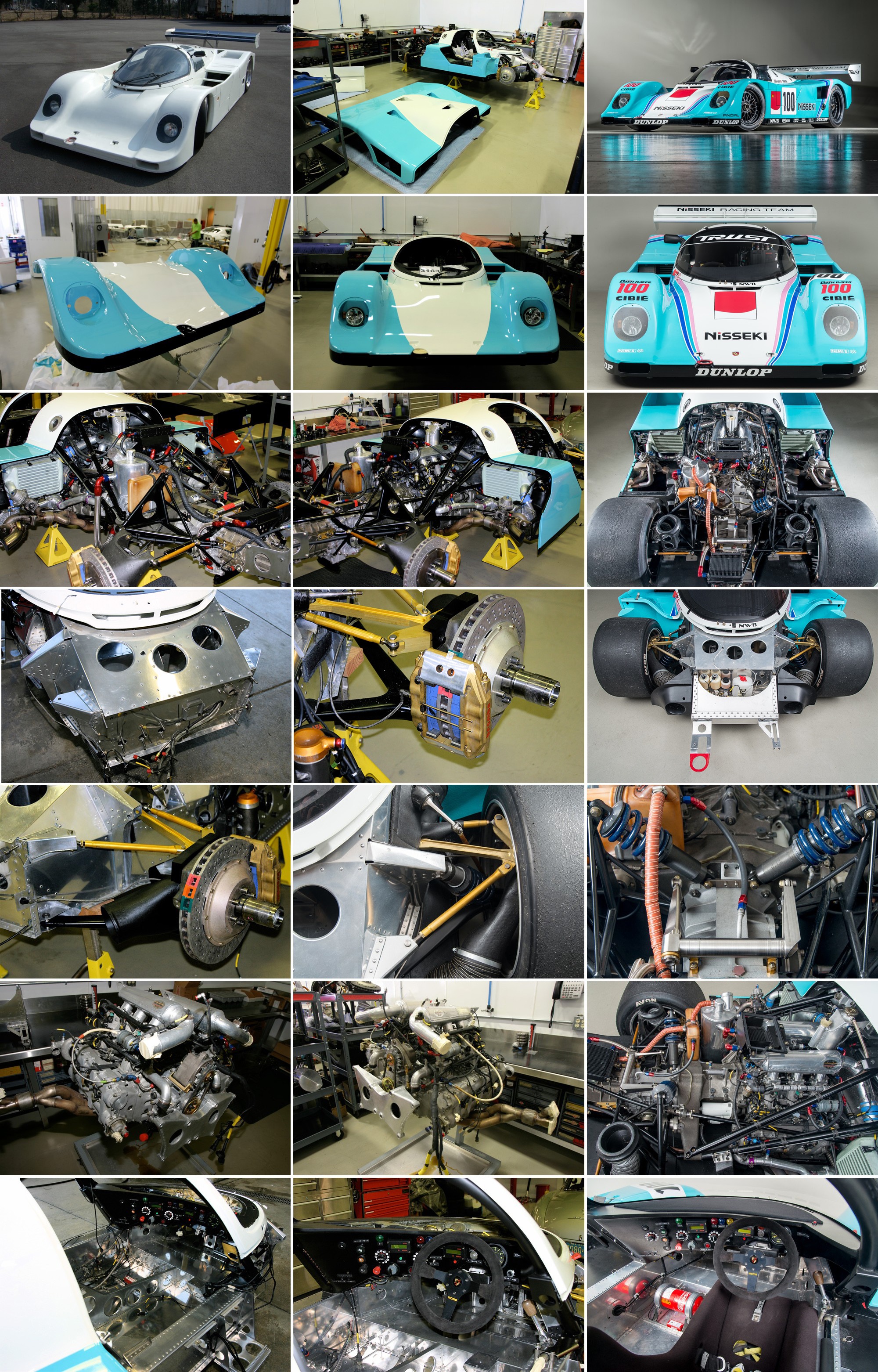 Porsche 962C Restoration Gallery
